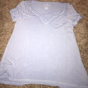 Light blue short sleeve